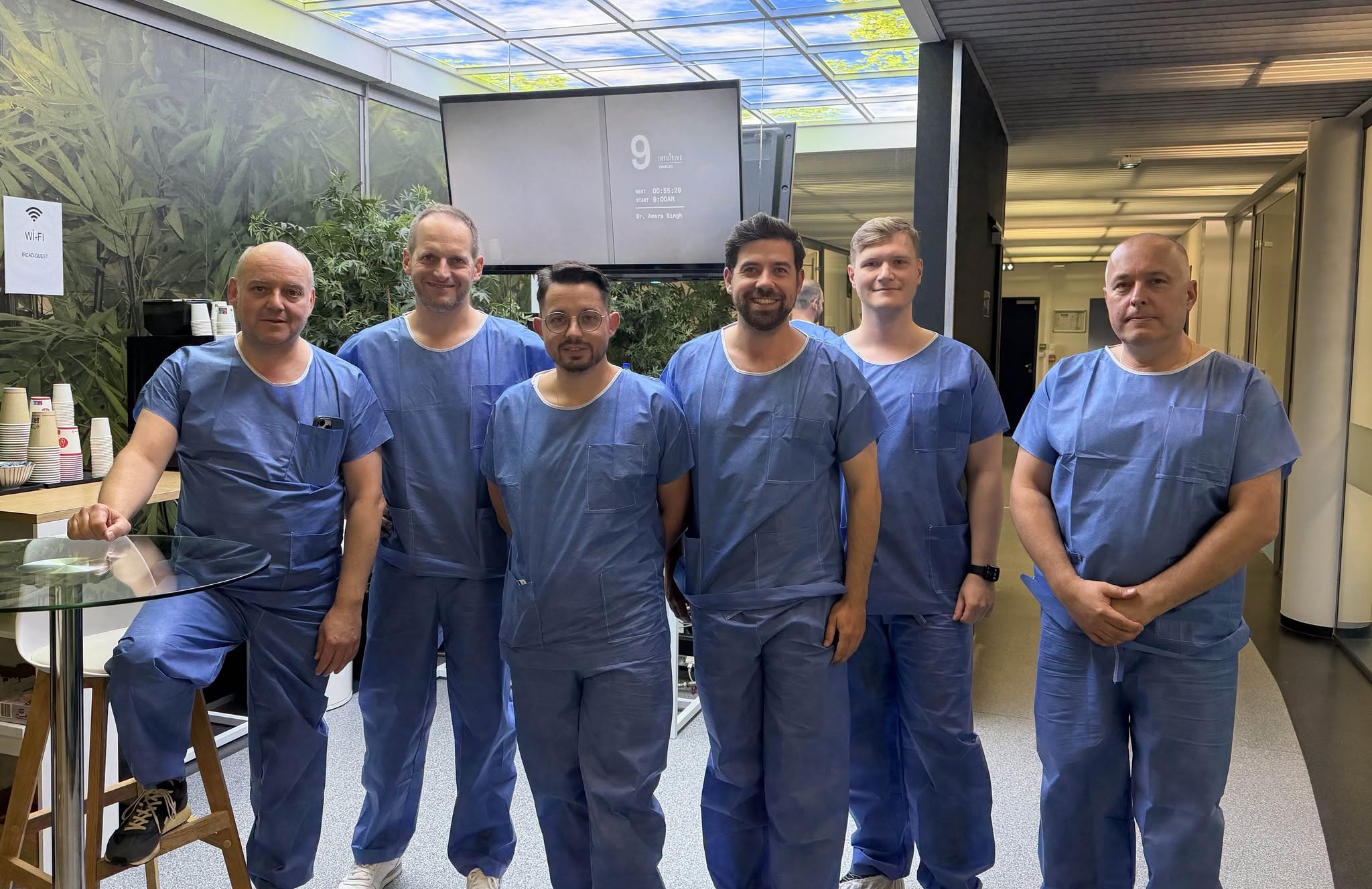 Lekarze z Kliniki Urologii i Onkologii Urologicznej na specjalistycznym kursie w Strasburgu